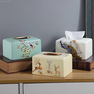 ☃Hộp đựng trà bằng gốm họa tiết hoạt hình phong cách châu Âu