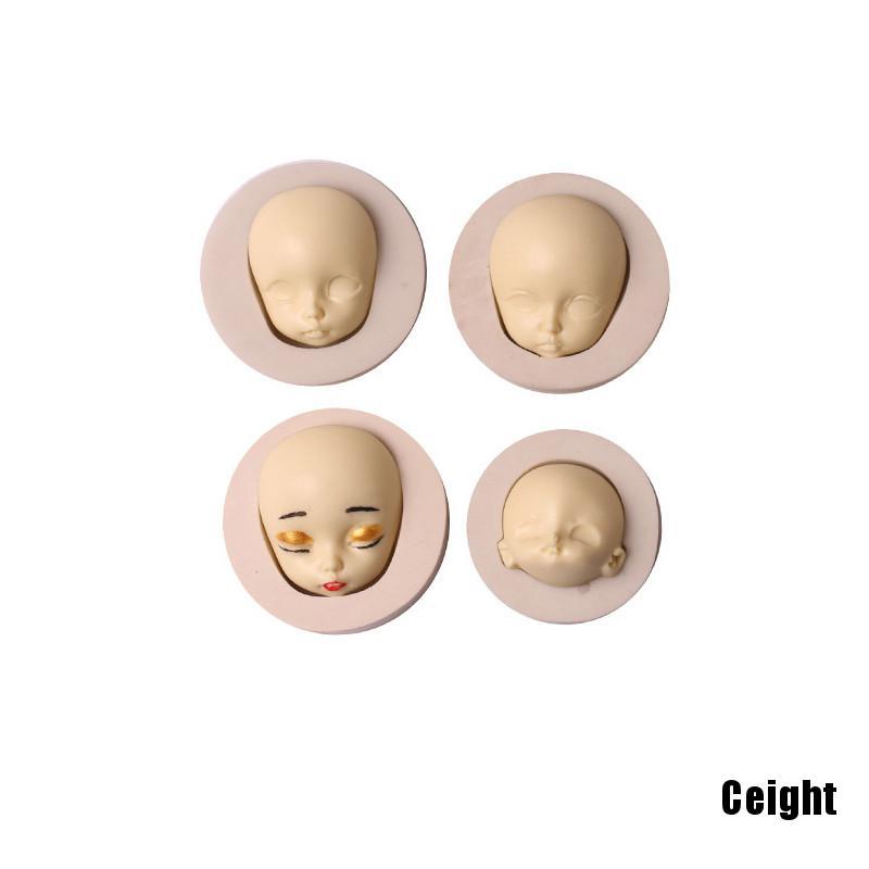 Khuôn Silicone Làm Bánh Hình Búp Bê Xinh Xắn