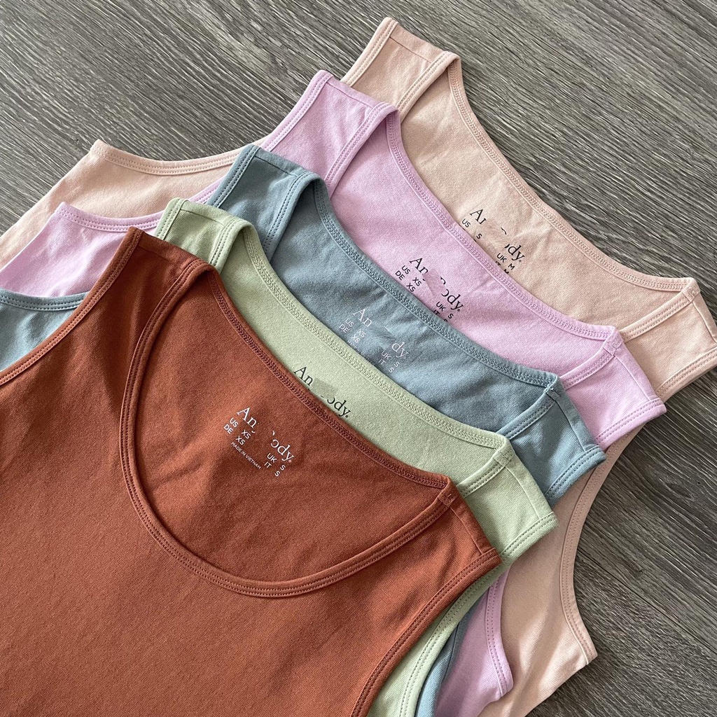 ÁO BA LỖ NỮ CHẤT THUN COTTON