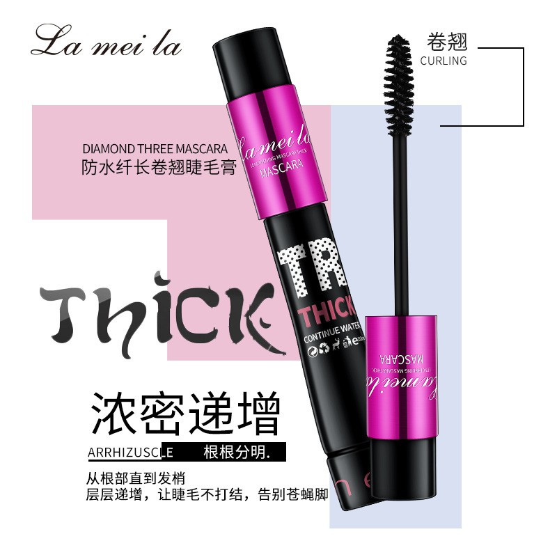 (Bán Buôn Sỉ) Mascara Lameila Volumizer chống nước lâu trôi và làm dày mi hiệu quả Chuốt Mi Lameila - Chustore Mas9