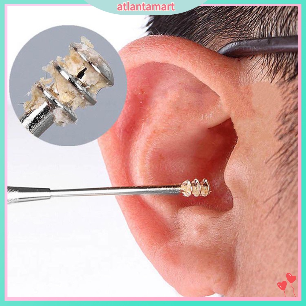 Dụng cụ lấy ráy tai hai đầu bằng thép không gỉ tiện dụng