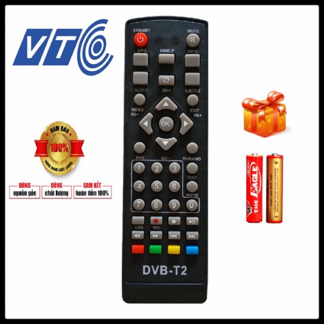 Điều khiển đầu thu TH mặt đất VTC ( mẫu T203 )