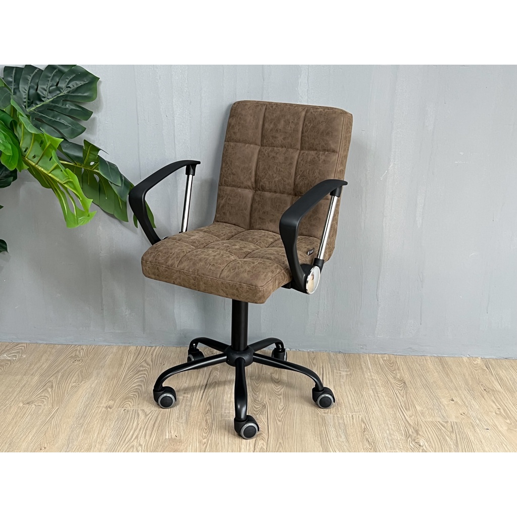 Ghế văn phòng làm việc chân xoay nệm bọc simili cao cấp JB-1064X