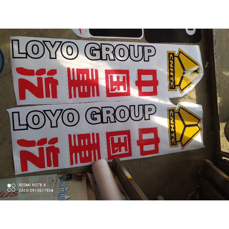 BỘ TEM TRANG TRÍ XE TẢI  HOWO 371,380