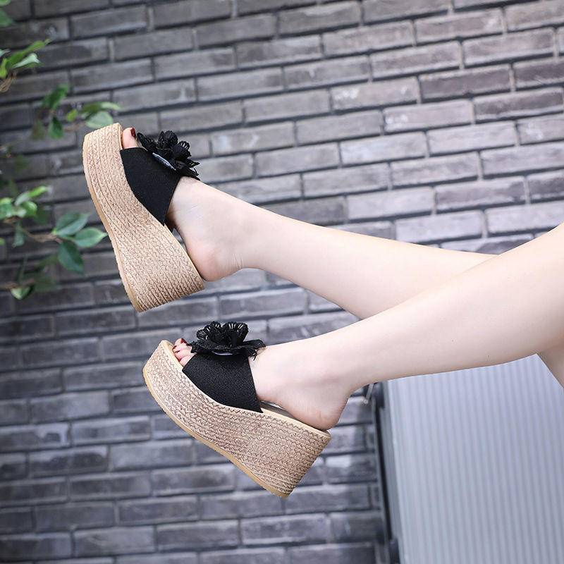 Dép Sandal muffin Đế Xuồng Dày 9Cm 2022 Thời Trang Dành Cho Nữ