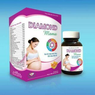 Viên uống DLAMOND MAMA bổ tổng hợp dành cho bà bầu