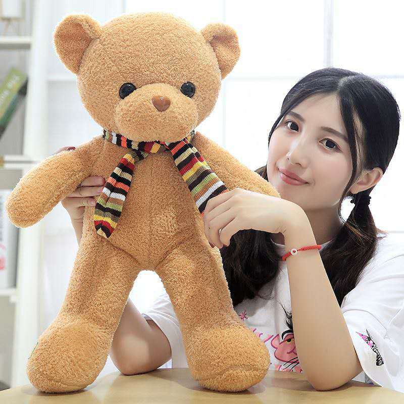 Gấu Teddy Nhồi Bông Cỡ Nhỏ Dễ Thương Cho Bé Gái