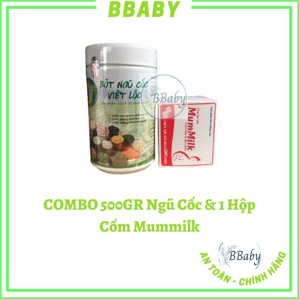 Ngũ Cốc Lợi Sữa Kèm Cốm Mummilk🧡Freeship🧡BBaBy Shop