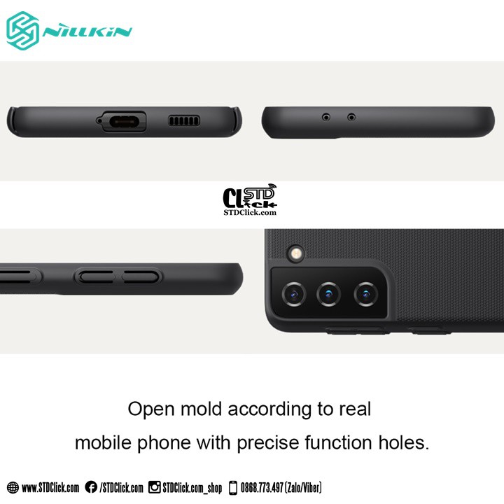 ỐP LƯNG SAMSUNG GALAXY S21 PLUS NILLKIN NHỰA CỨNG CHÍNH HÃNG