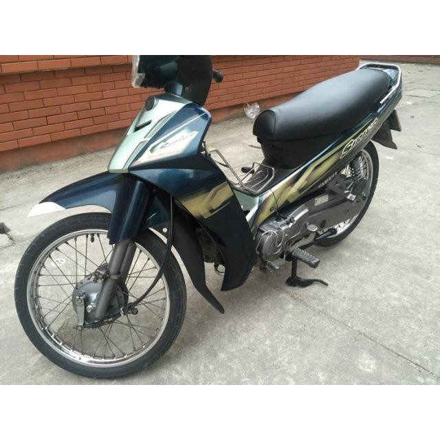 Dàn áo xe SIRIUS nhựa ABS nguyên sinh cao cấp màu XANH NHỚT phanh cơ , tặng kèm bộ tem theo xe - A561