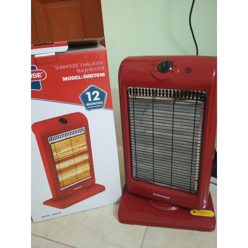 quạt sưởi sunhouse 3 halogen