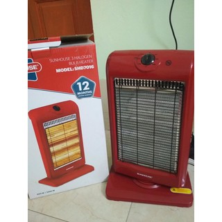 quạt sưởi sunhouse 3 halogen