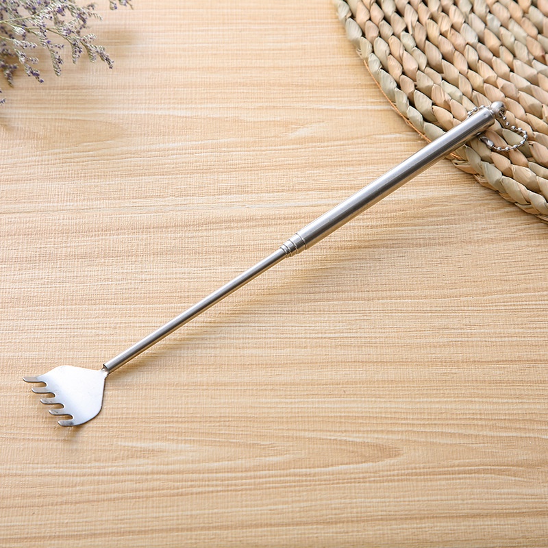 Gậy Gãi Lưng inox Rút Gọn Kéo Dài Đa Năng Tiện Dụng