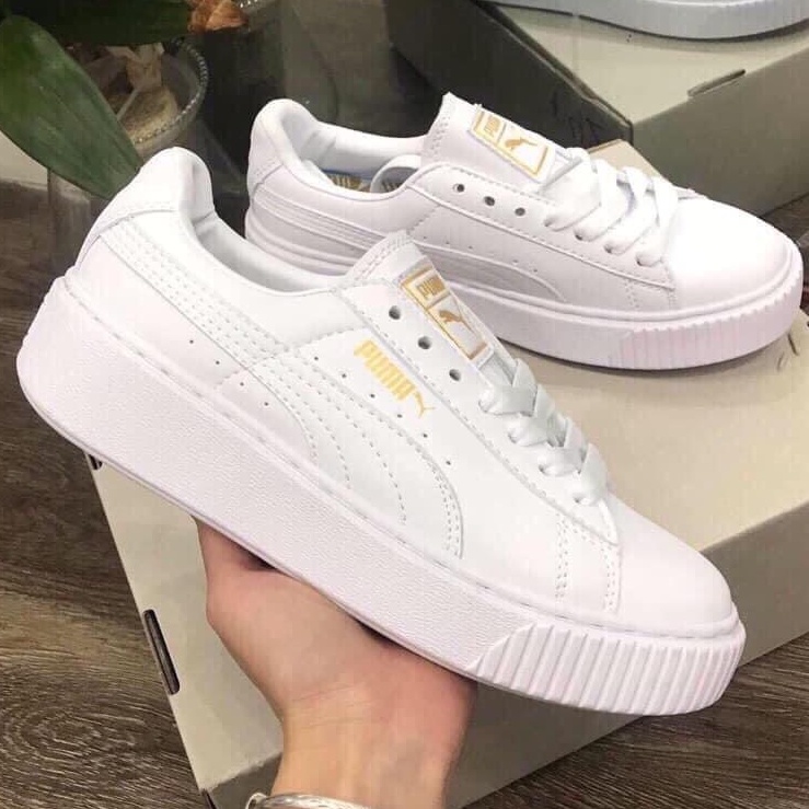 Giày puma đế nâu SC, giày puma nữ 3 màu cực đẹp dễ phối đồ | BigBuy360 - bigbuy360.vn