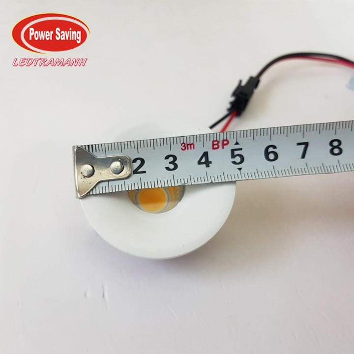 Combo 2 Đèn led âm tủ âm trần cob 1W