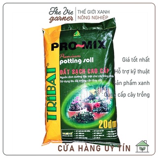 Đất sạch cao cấp TRIBAT PROMIX giàu dinh dưỡng 20dm3 - Premium potting soil - Khoảng 10kg đến 12kg