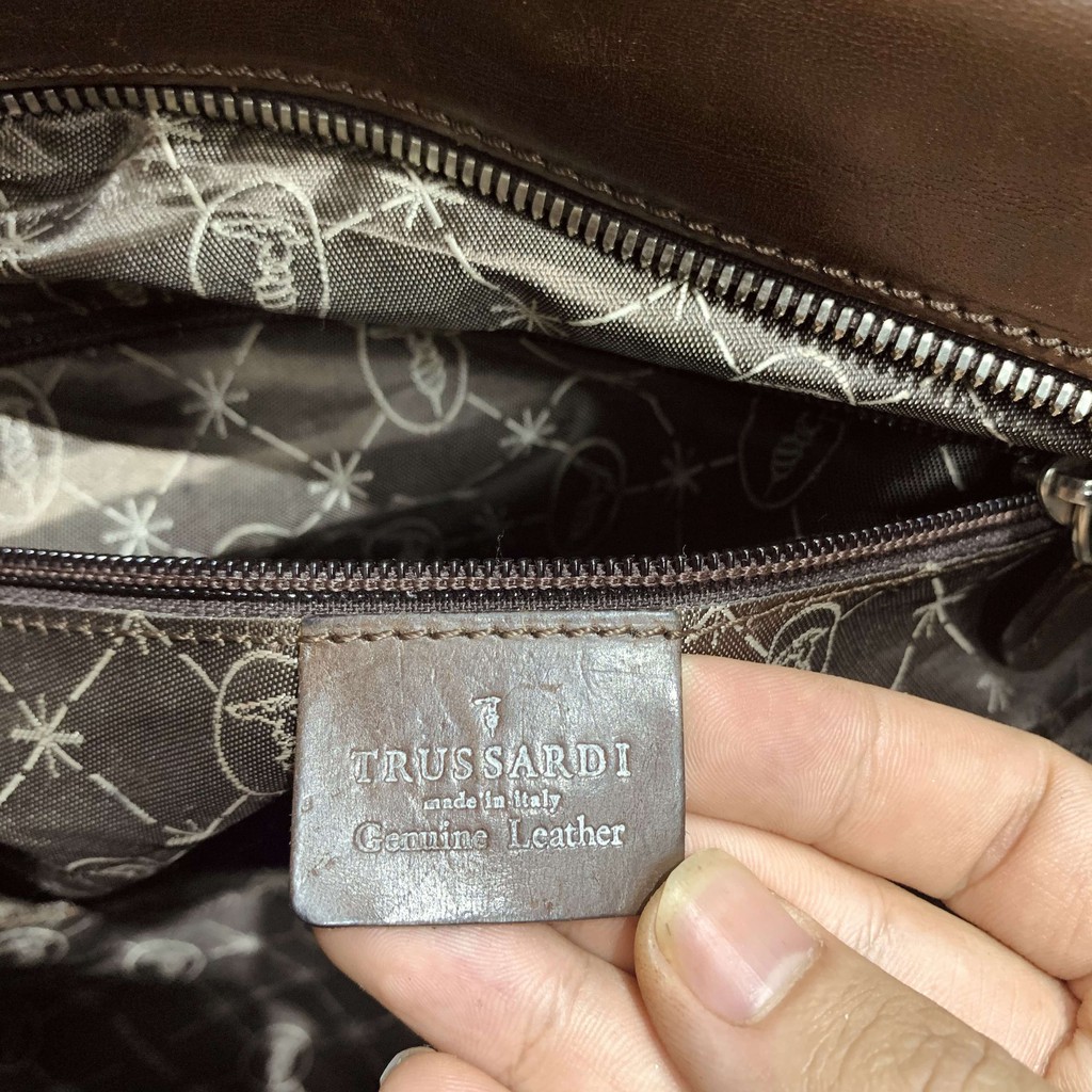 Túi xách, bao tử, đeo chéo nam da thật 2hand. italy