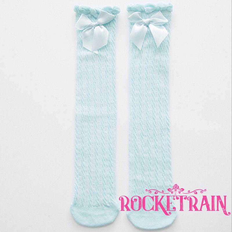 Đôi vớ cotton cổ cao xinh xắn dành cho bé gái