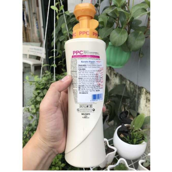 Keratin PPC Repair (chính hãng) hấp phục hồi tóc hư tổn 750ml New 2021