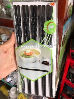 Combo 20 vĩ đũa nhựa màu đen