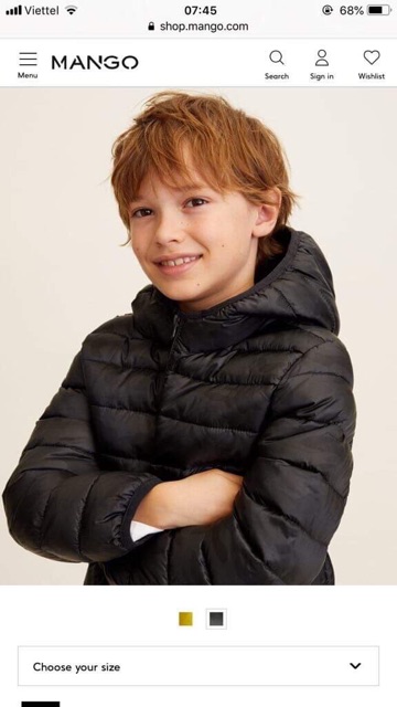 Áo phao mango dư xịn vnxk