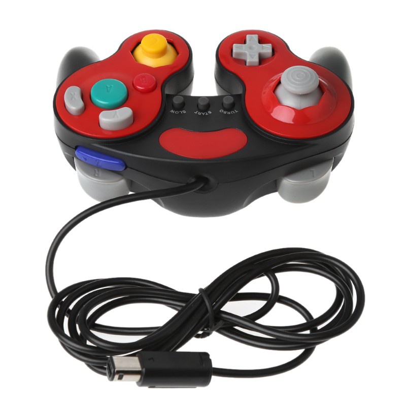 Alli Wired Handheld Joystick Gamepad Controller For Nintendo Gamecube Wii NGC Console