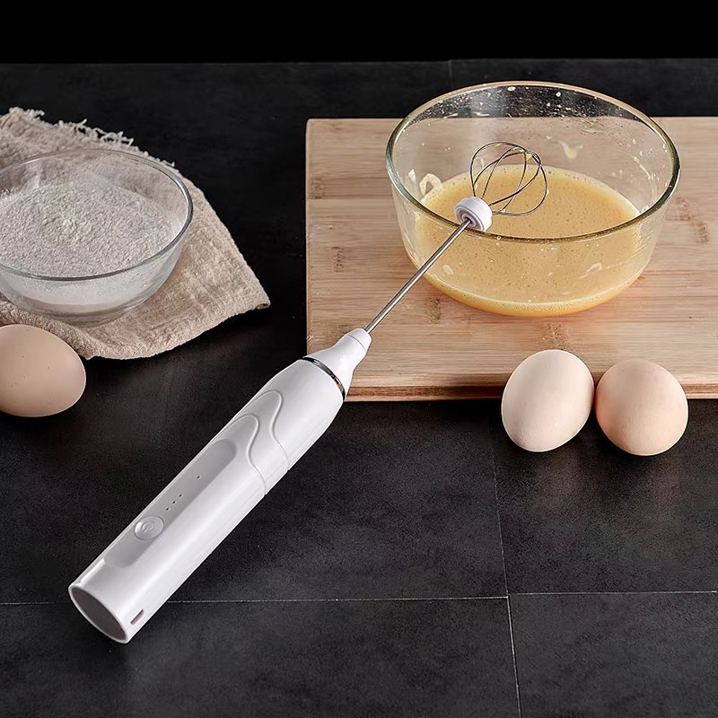 Máy tạo bọt cafe, tạo bọt sữa, đánh trứng,milk foam, cheese pha trà sữa matcha, socola,cacao - SẠC ĐIỆN