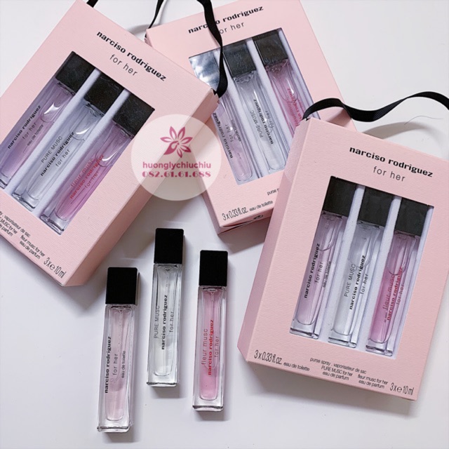 Nước hoa Narciso mini dạng xịt 10ml (có tách set)