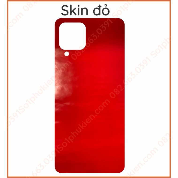 Miếng dán mặt lưng Samsung m32 skin carbon có nhiều màu để lựa chọn