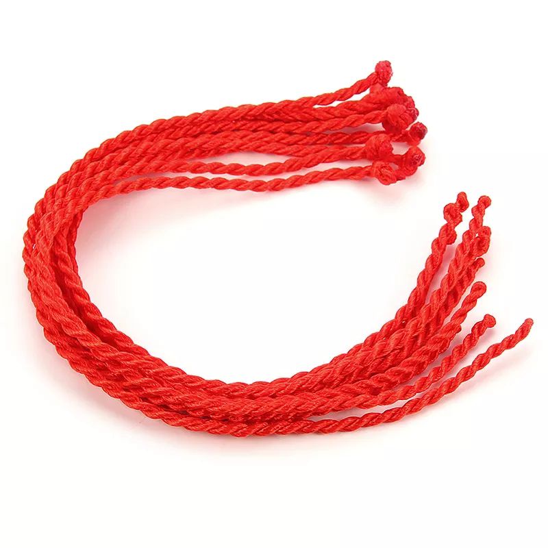 Bộ 10 vòng tay chỉ đỏ may mắn cho nam và nữ loại dây 1mm