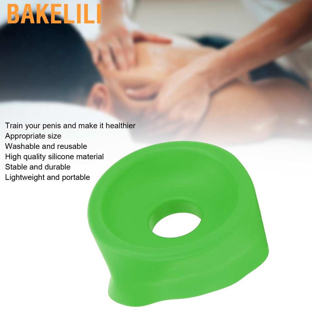 Bakelili Men's Silicone Seal Sleeve Toys Washable Reusable Training Accessories for Adults