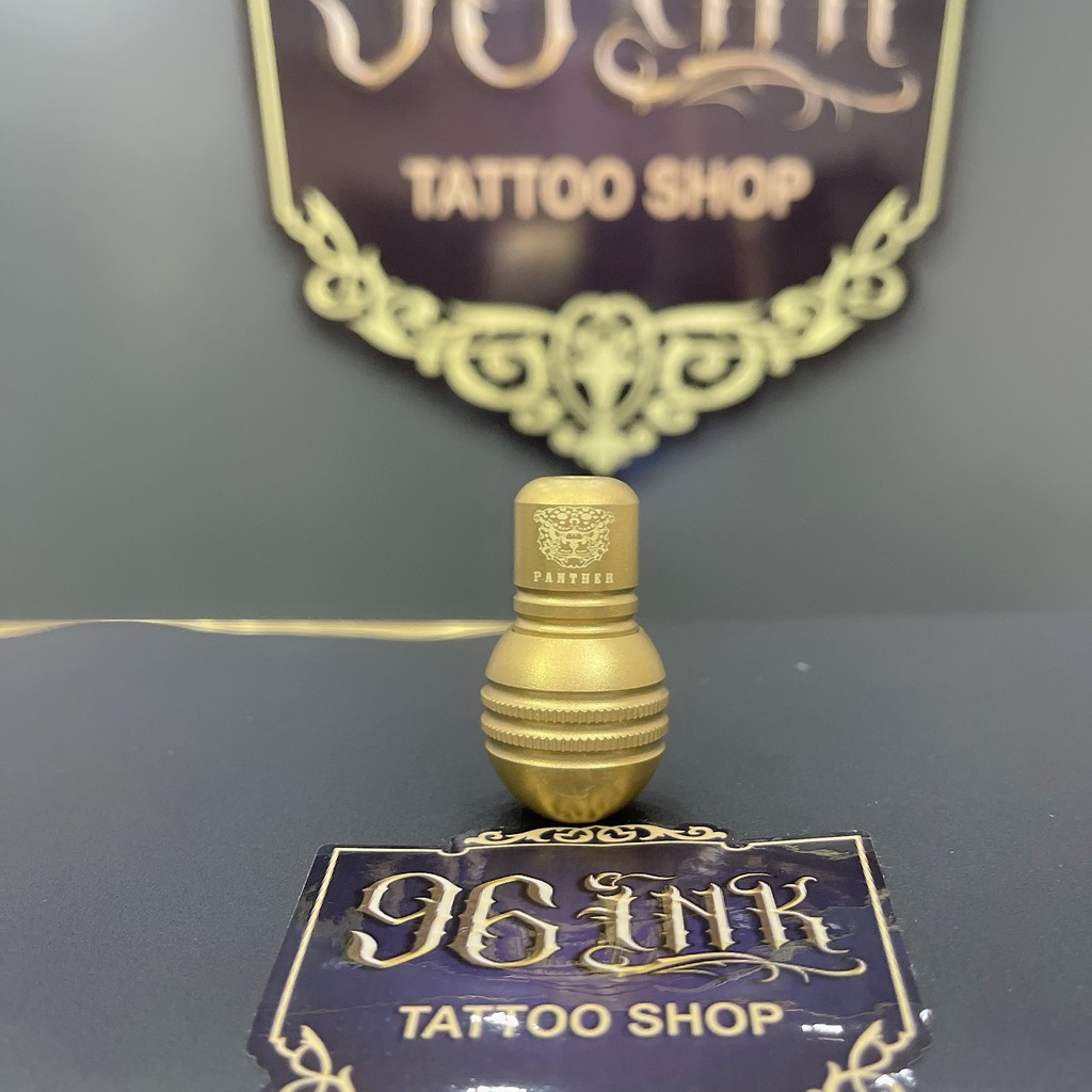 Tay cầm tattoo vặn PanTher - Chất liệu đồng, nhôm, inox, dành cho máy coils