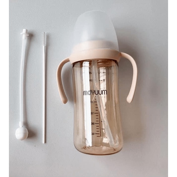 Bình sữa, phụ kiện núm ti bình sữa cho bé Moyuum 170ml 270ml Hàng chính hãng