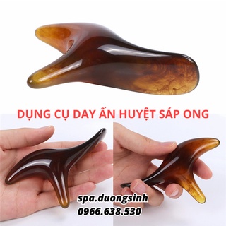 Dụng Cụ Day Ấn Huyệt Mát Xa Hình Tam Giác, Ấn Huyệt 3 Chân Spa Dưỡng Sinh