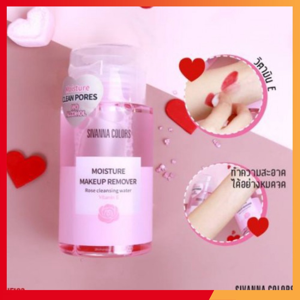 Nước Tẩy Trang Không Cồn Sivanna Thái 180ml