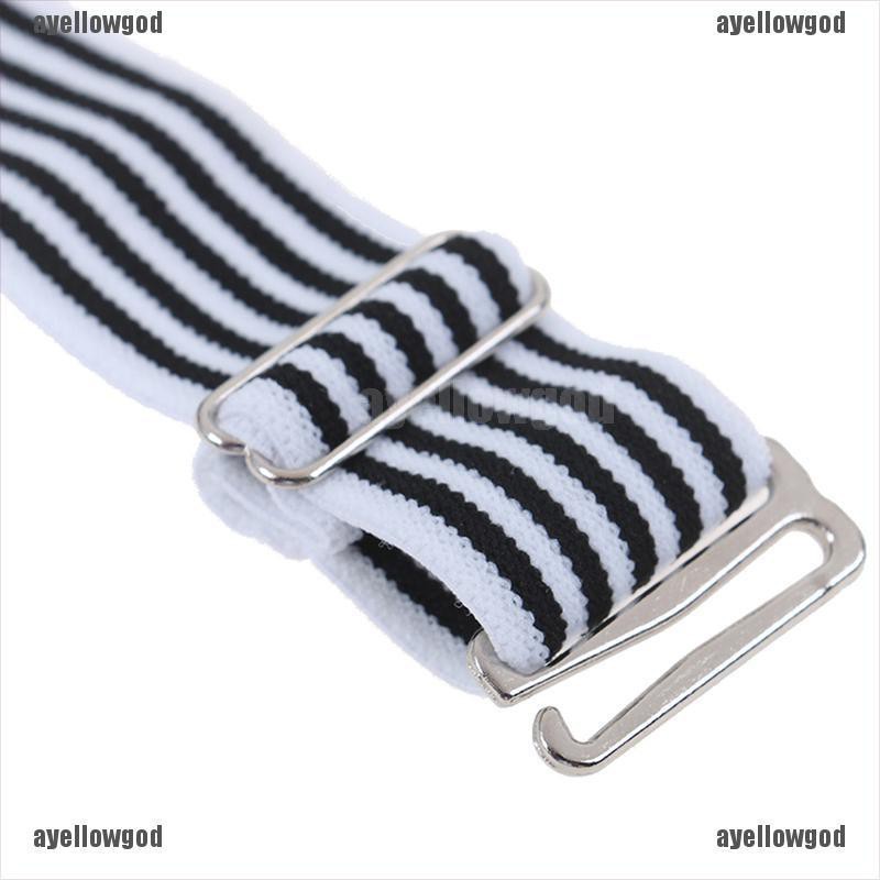 Bộ 2 dây đai giữ áo sơ mi co giãn có thể điều chỉnh cho nam