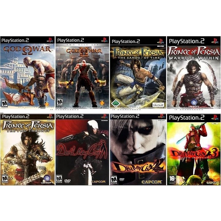 Combo 2 Đĩa Chơi Game PS2 Tùy Chọn⚡FREE SHIP⚡SALE GIÁ SỐC⚡
