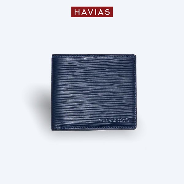 Ví ngắn Enus Handcrafted Wallet HAVIAS- Xanh Navy