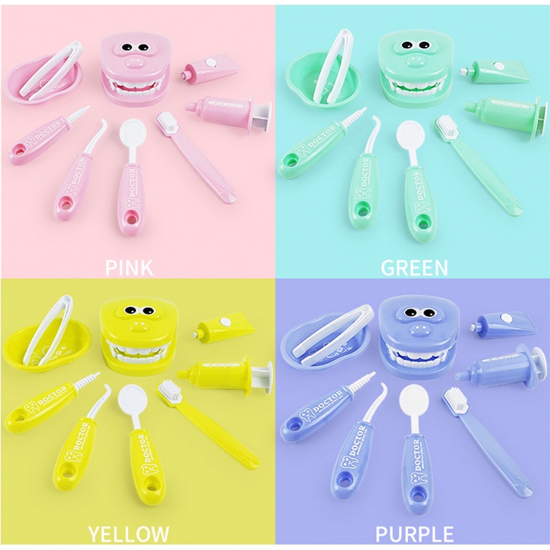 Đồ chơi tập làm nha sĩ ZHANQI TOYS bằng nhựa dành cho bé