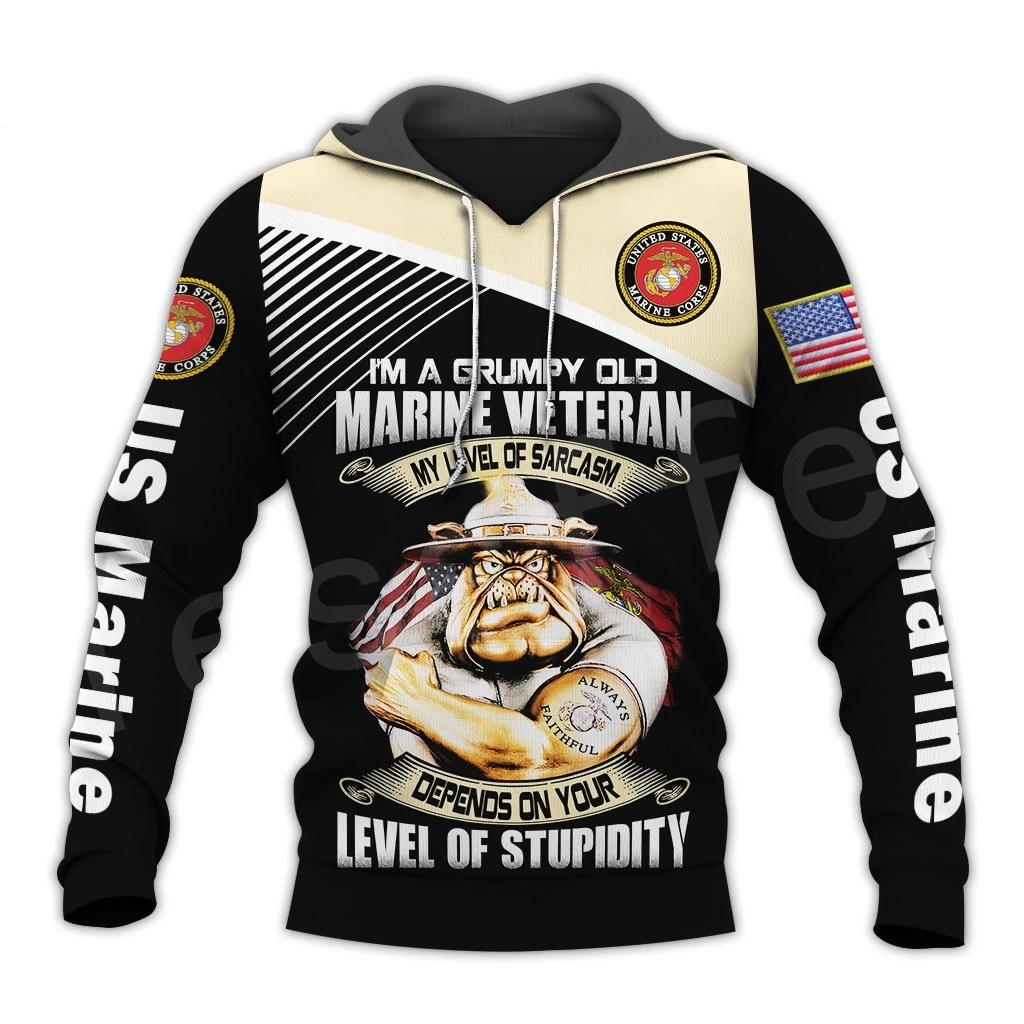 Áo Hoodie Họa Tiết Rằn Ri / Đầu Lâu / Lính Quân Đội Mỹ 3d Thời Trang Cho Nam Và Nữ