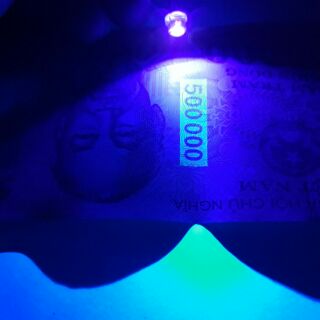 Bộ 10 led uv 395 nm hình nón