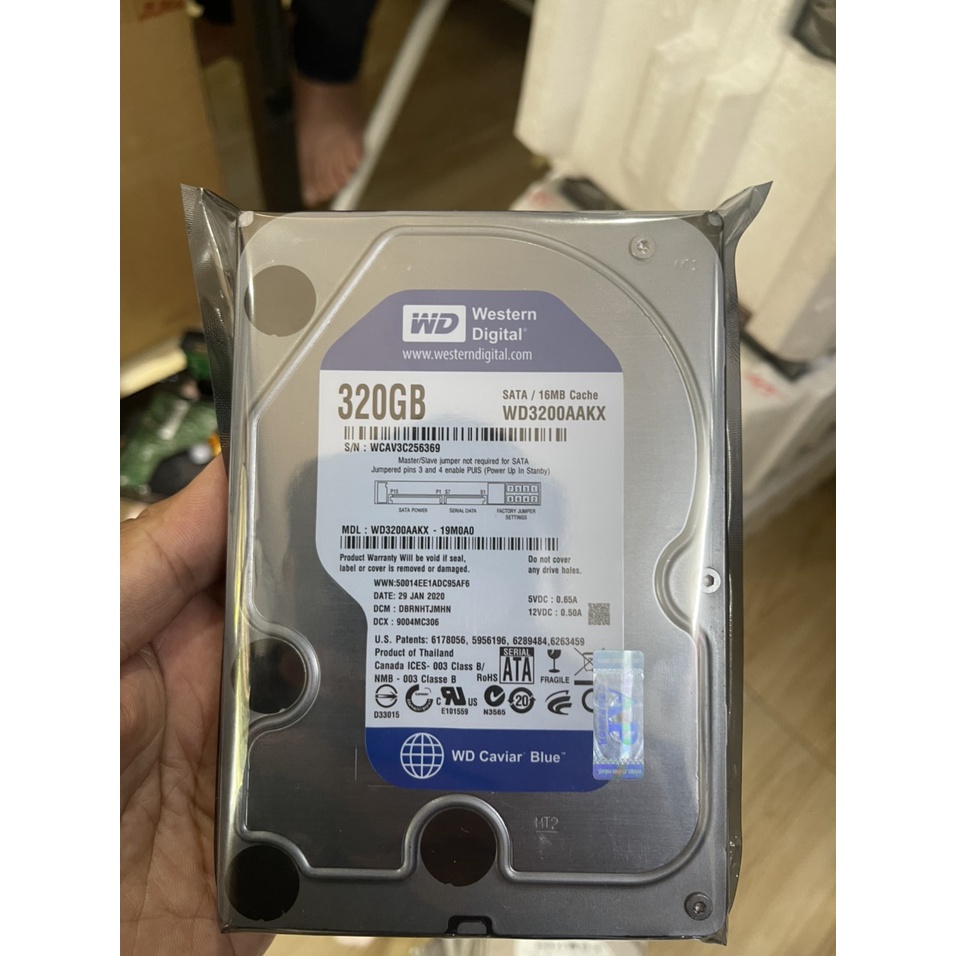 Bộ nhớ HDD 250G WD Blue thanh lý bảo hành 1 đổi 1 cho camera, máy tính bàn