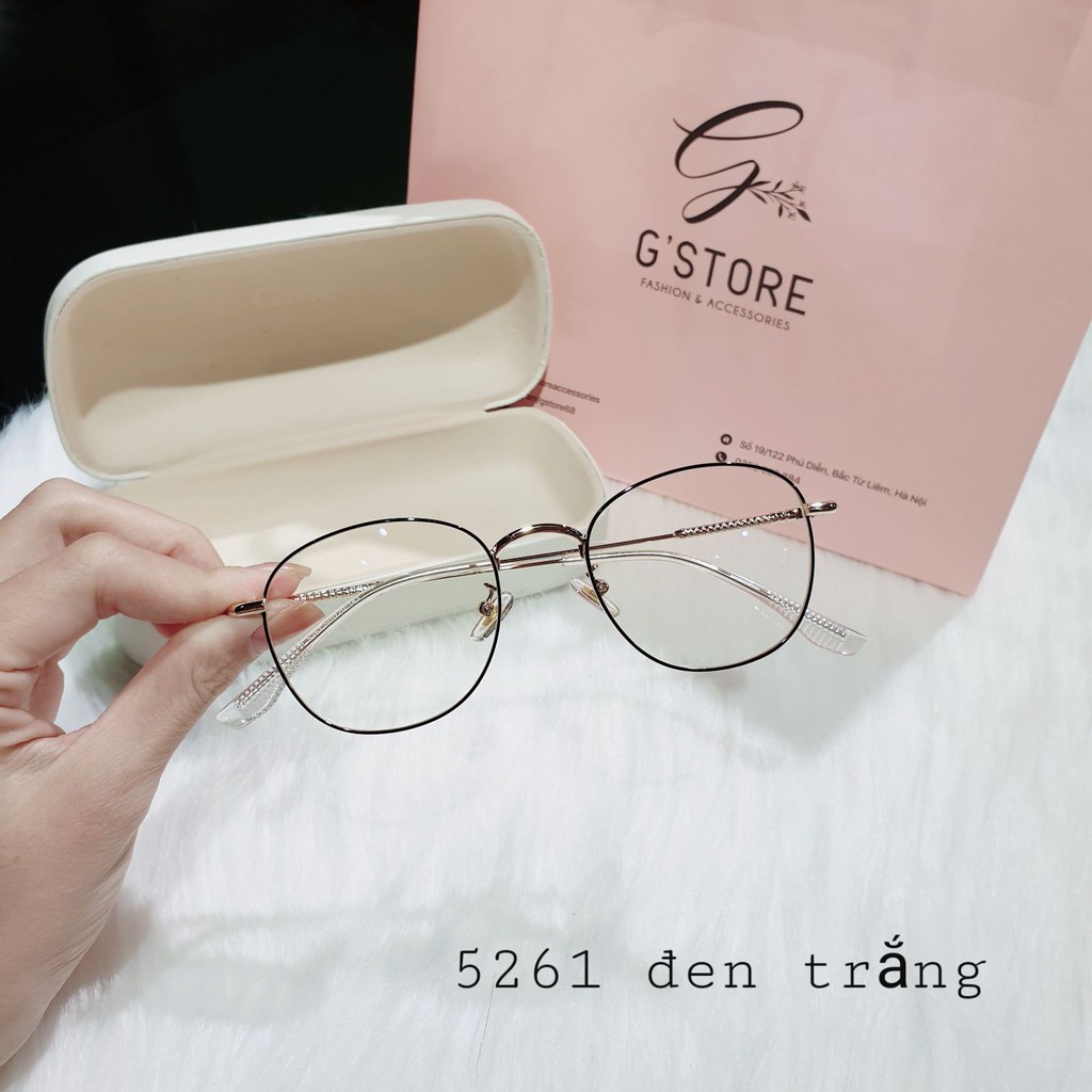 Gọng kính cận kim loại mắt dáng tròn vuông Qiwa Eyewear 5261, Kính cận mắt tròn nữ | BigBuy360 - bigbuy360.vn