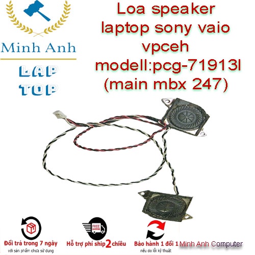 Loa speaker laptop sony vaio vpceh modell:pcg-71913l (main mbx 247)