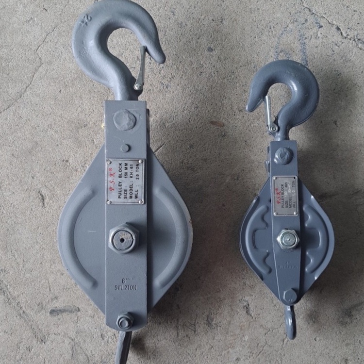 Ròng rọc PSK 500 kg - 1 Tấn - 2 Tấn cáp thép Thái Bình Vina