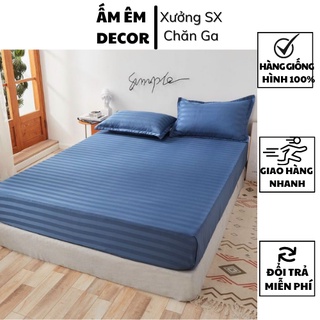 [HÀNG ĐẸP] Bộ Ga Gối Cotton 3F Chuẩn Khách Sạn, Vải Bóng , Mềm mịn , không phai, xù -Cotton 3f Ấm Êm Decor