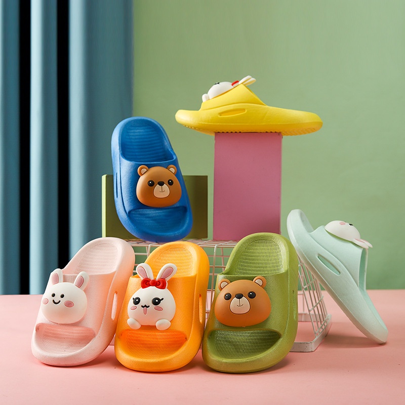 Dép trẻ em JOLLYBABY dép đế mềm họa tiết hoạt hình độc đáo