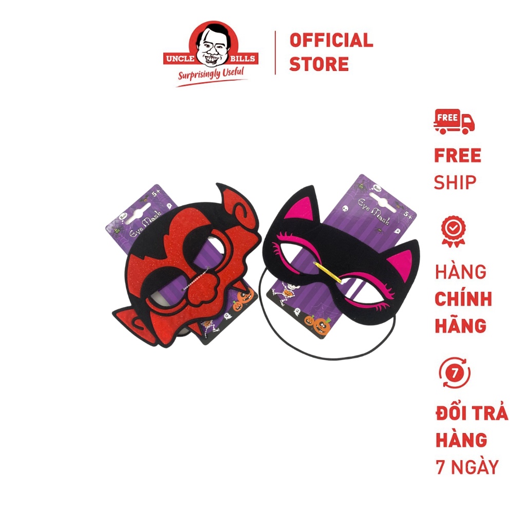 Mặt Nạ Cho Trẻ Em - Mèo Đen Uncle Bills UH03043