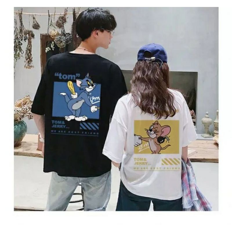 Áo thun nam nữ unisex tom and jerry