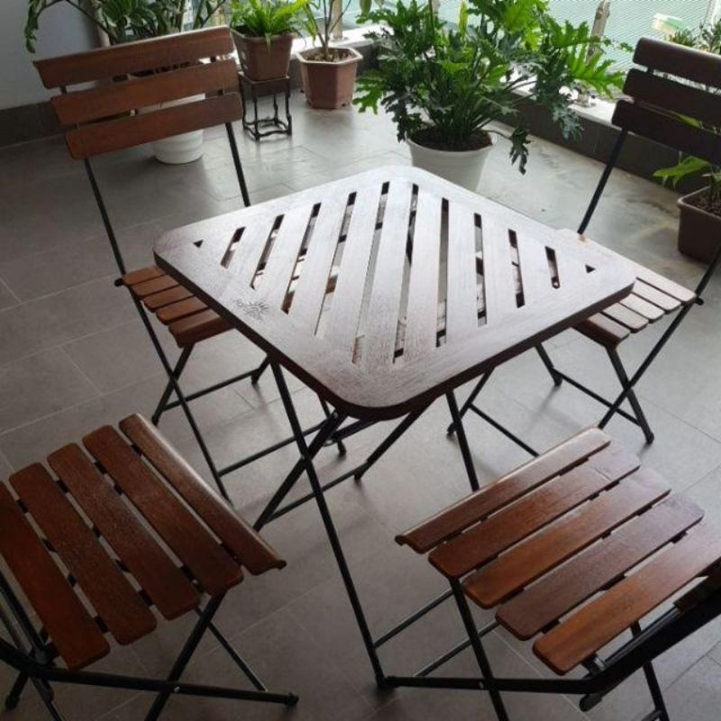 Bộ bàn ghế Fansipan ,bàn ghế cafe loại to
